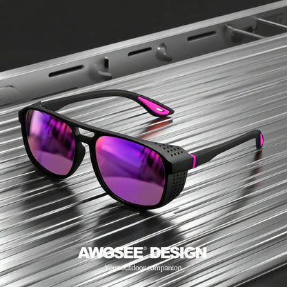 Polarized Sports Sunglasses | Windproof UV400 Cycling Eyewear