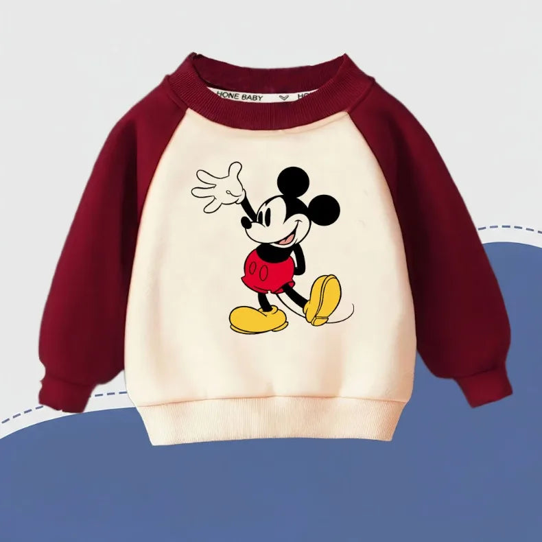 Boys' Cartoon Spliced Hoodie - Long Sleeve Sweatshirt Pullover, 9M-8Y
