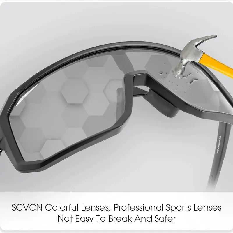 Photochromic Cycling Glasses – UV400 Sports Sunglasses for Men & Women | Bike, Hiking & Outdoor