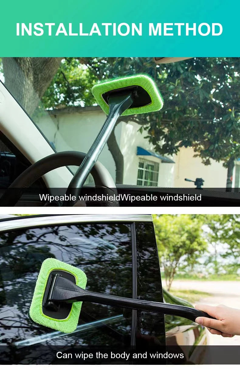 Long-Handle Car Windshield Cleaning Brush