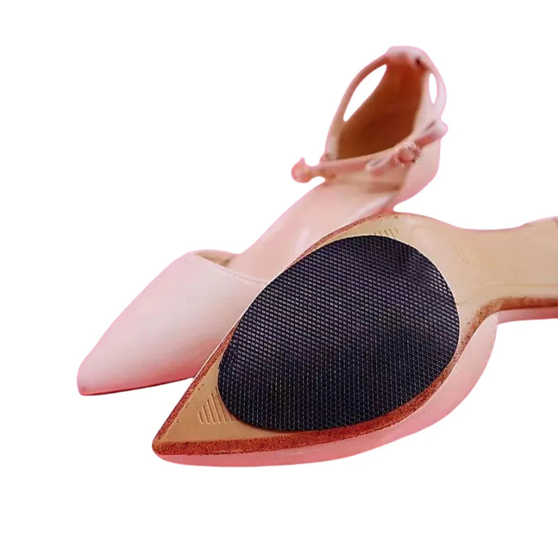 Anti-Slip Shoe Sole Stickers – Sound-Absorbing Grip Pads for High Heels (10 PCS)