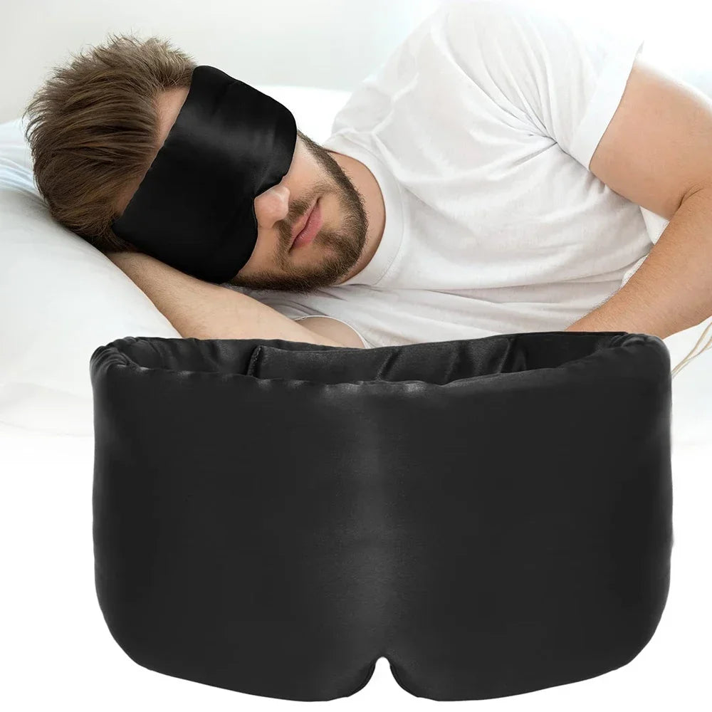 Silk-Touch Sleep Mask – Padded Light-Blocking Eye Mask