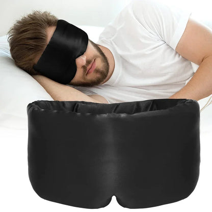 Silk-Touch Sleep Mask – Padded Light-Blocking Eye Mask