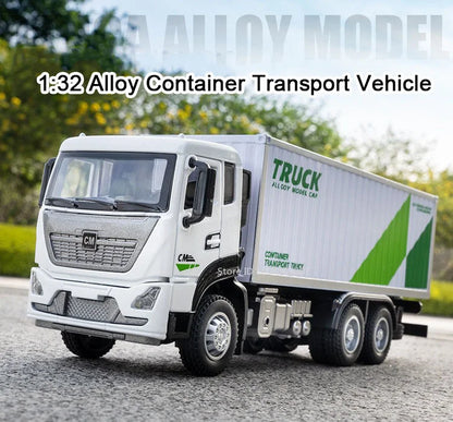 1:32 Die-Cast Produce Transport Truck – Fruit & Veggie Container Toy