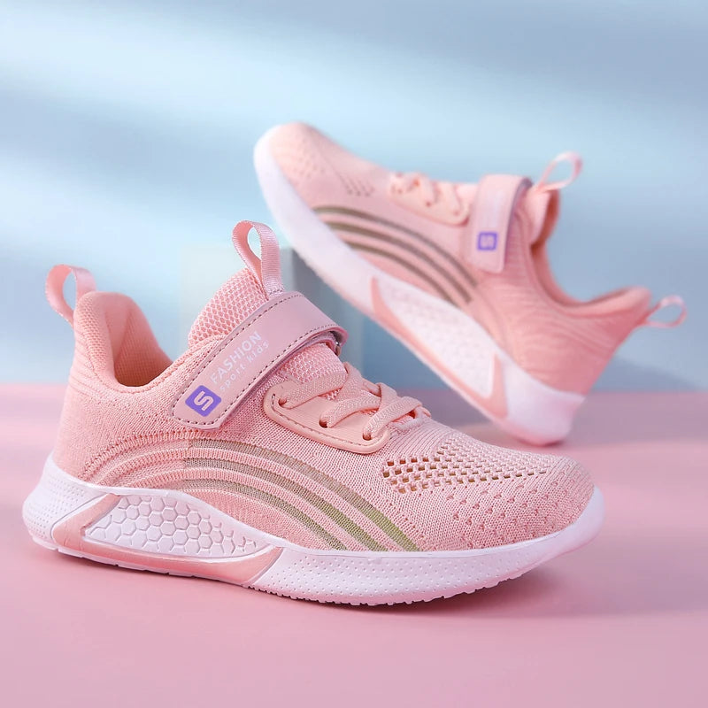 Girls' Mesh Running Shoes