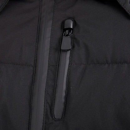 Gesteppte Damenjacke mit Kapuze, Reißverschluss und Taschen