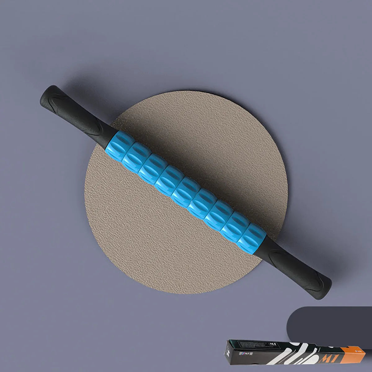Gear Massage Stick Yoga Deep Muscle Relaxation Massage Shaft Personal Training Fascia Roller Plastic Roller Stick Shaft Fitness