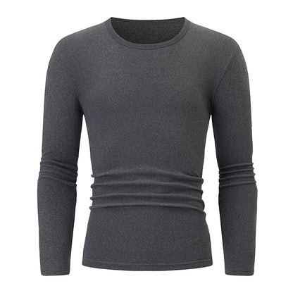 Men's Thermal Base Layer Top – Warm Long-Sleeve Undershirt
