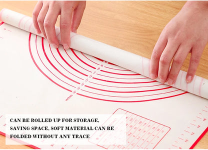 Silicone Baking & Pastry Mat – Non-Stick Dough Rolling Mat
