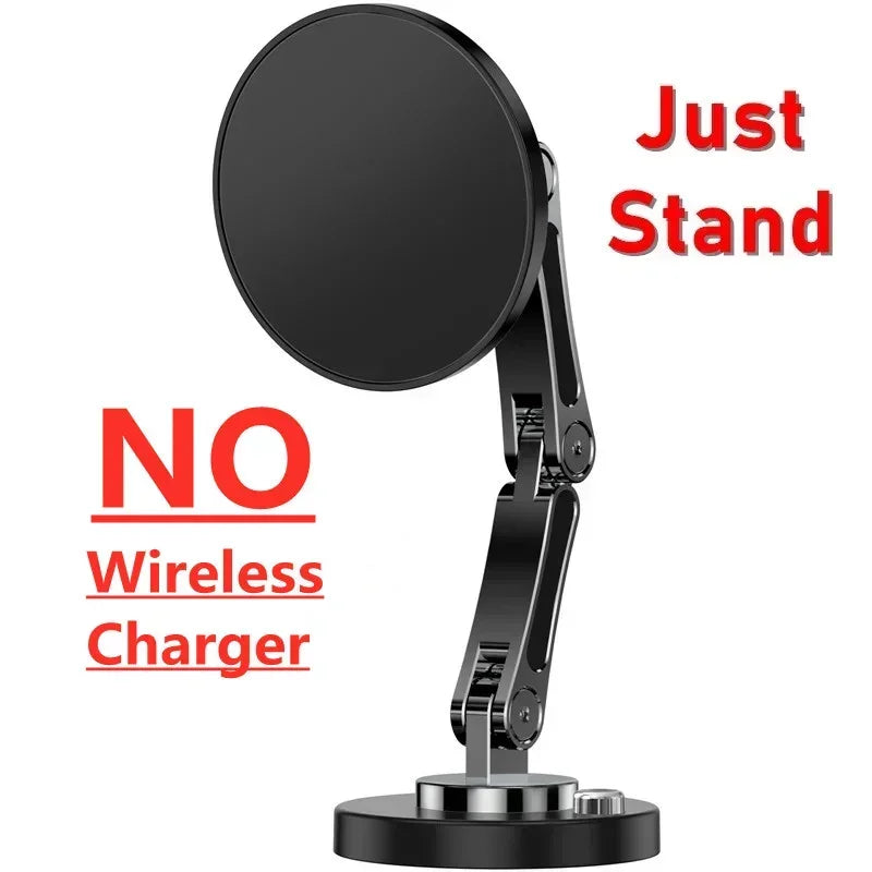 Magnetic Wireless Car Charger Stand & Phone Mount