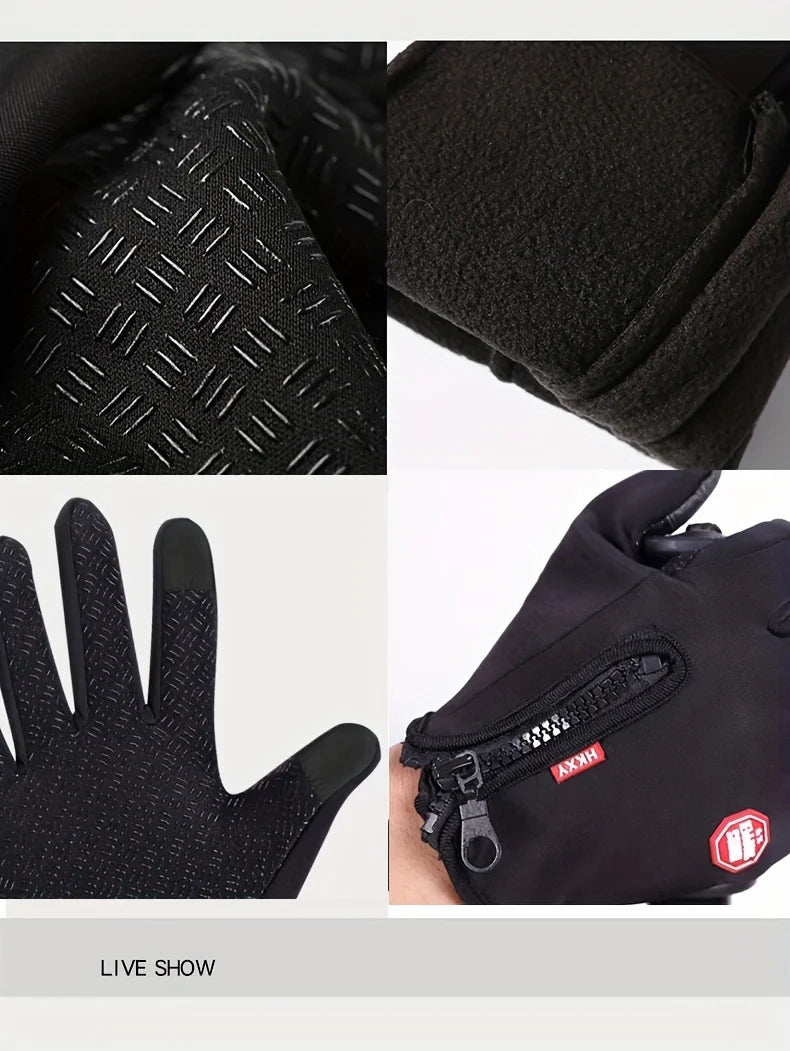 Unisex Non-Slip Windproof Touchscreen Gloves