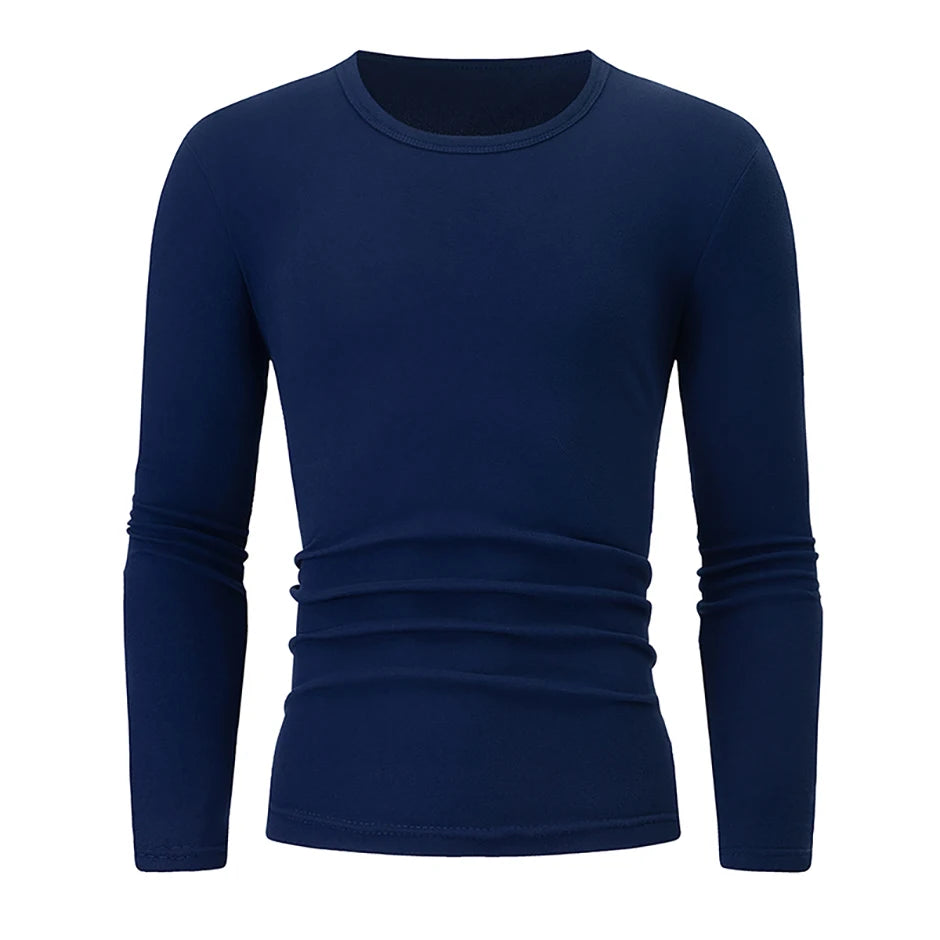 Men's Thermal Base Layer Top – Warm Long-Sleeve Undershirt