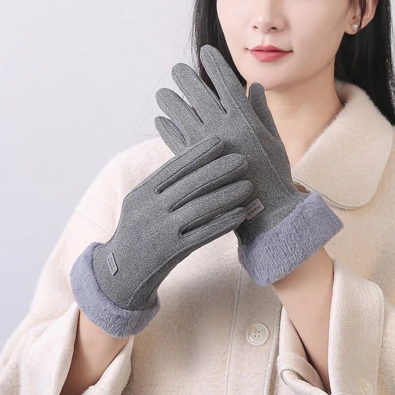 Women's Windproof Thermal Touchscreen Gloves
