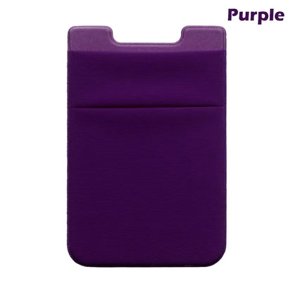 Stick-On Phone Card Holder – Silicone Phone Wallet Pocket