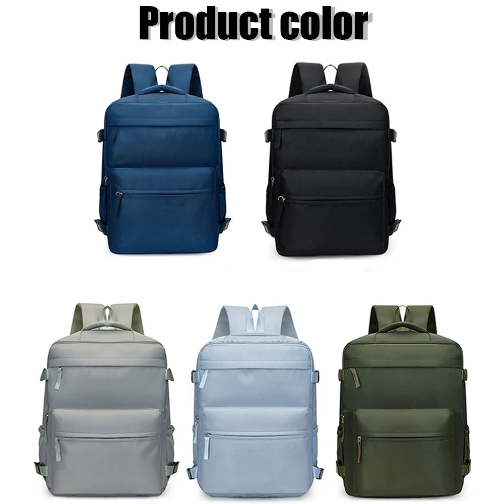 Backpack for Men and Women, Simple Business Trip Luggage Bag, Boarding Travel Bag, Large Capacity Backpack