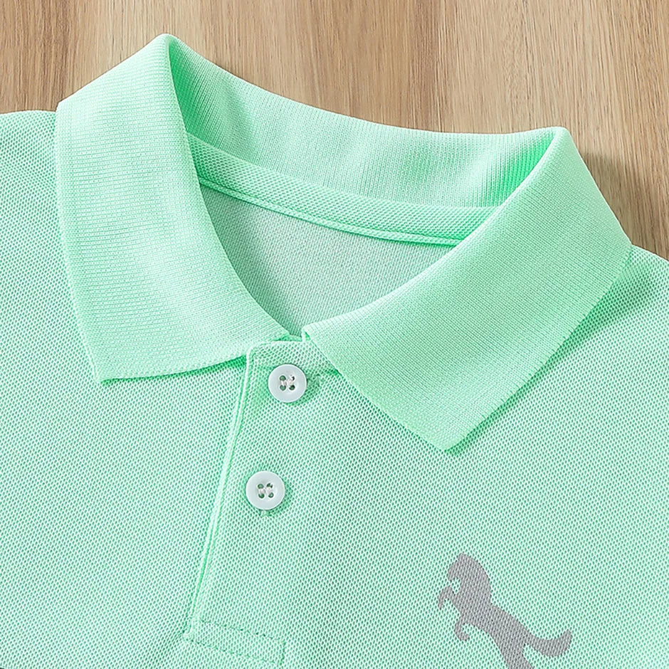 Boys' Striped Polo Shirt Multipack - Short Sleeve Casual Tops, 1, 2 or 3 Pieces