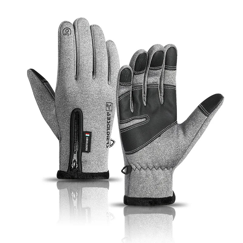 Flip-Finger Fishing Gloves – Fleece-Lined Touchscreen Winter Gloves