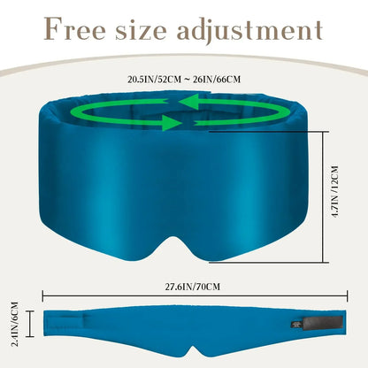 Silk-Touch Sleep Mask – Padded Light-Blocking Eye Mask