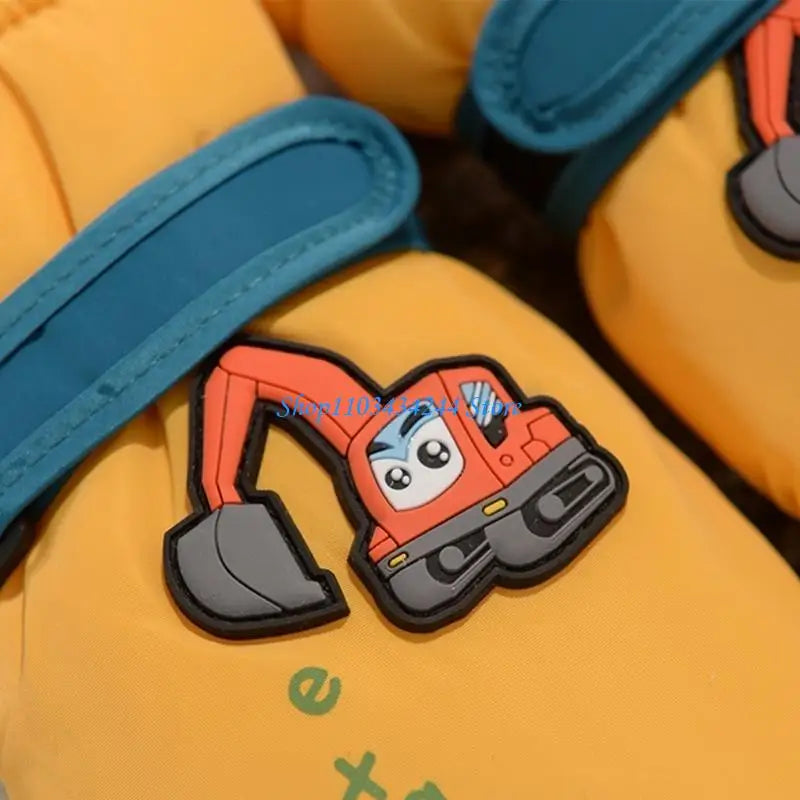 Kids' Ski Gloves for Ages 3–5 – Adjustable Snow & Cycling Gloves