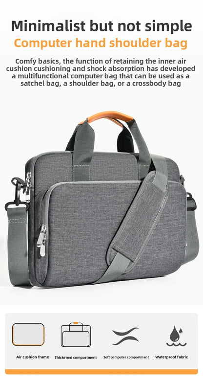 Funda tipo maletín para portátil MacBook de 13"-16" - Maletín de trabajo delgado para Air, Pro M1-M4