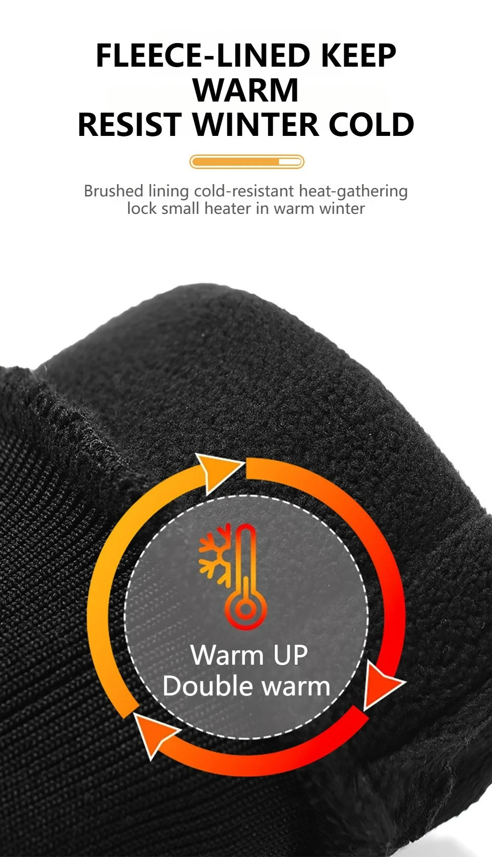 Kids' Thermal Touchscreen Sports Gloves – Anti-Slip (Ages 6–16)