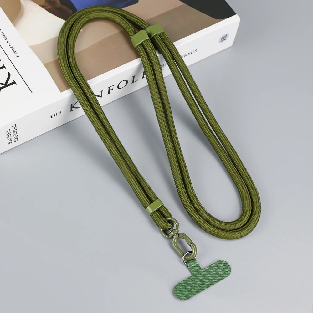 Crossbody Phone Lanyard – Adjustable Braided Phone Strap
