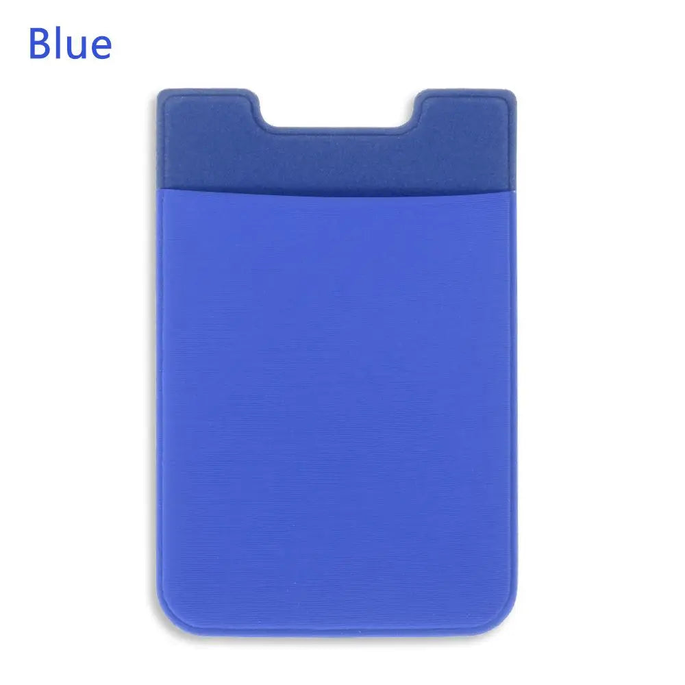 Stick-On Phone Card Holder – Silicone Phone Wallet Pocket