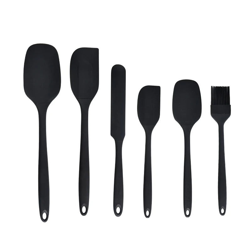 Silicone Kitchen Utensil Set – 6-Piece Spatula & Baking Tools