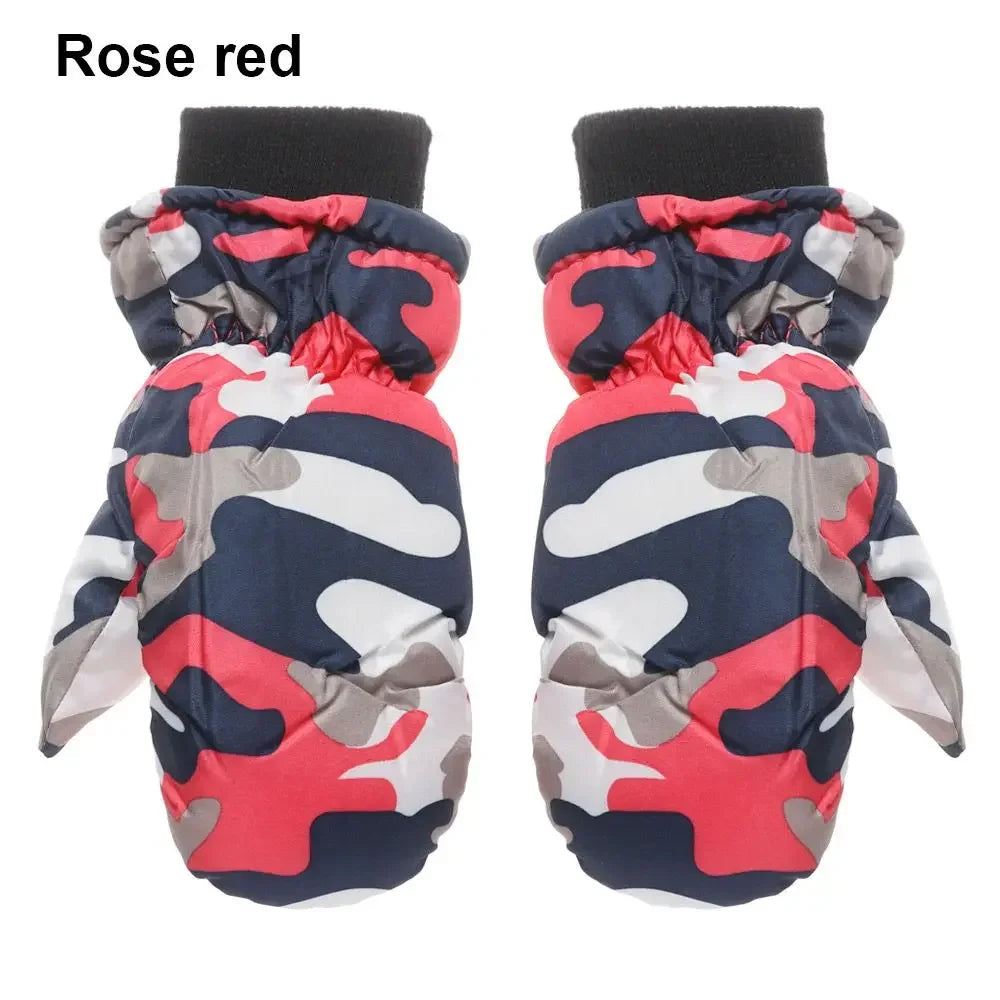 Kids' Ski Mittens – Water-Resistant Snow Mittens, Toddler to Age 13