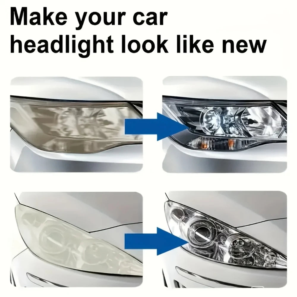 100ml Car Headlight Restoration Spray - Efficient Repair & Polish, Long-Lasting Clarity, Ideal for Automotive Lighting