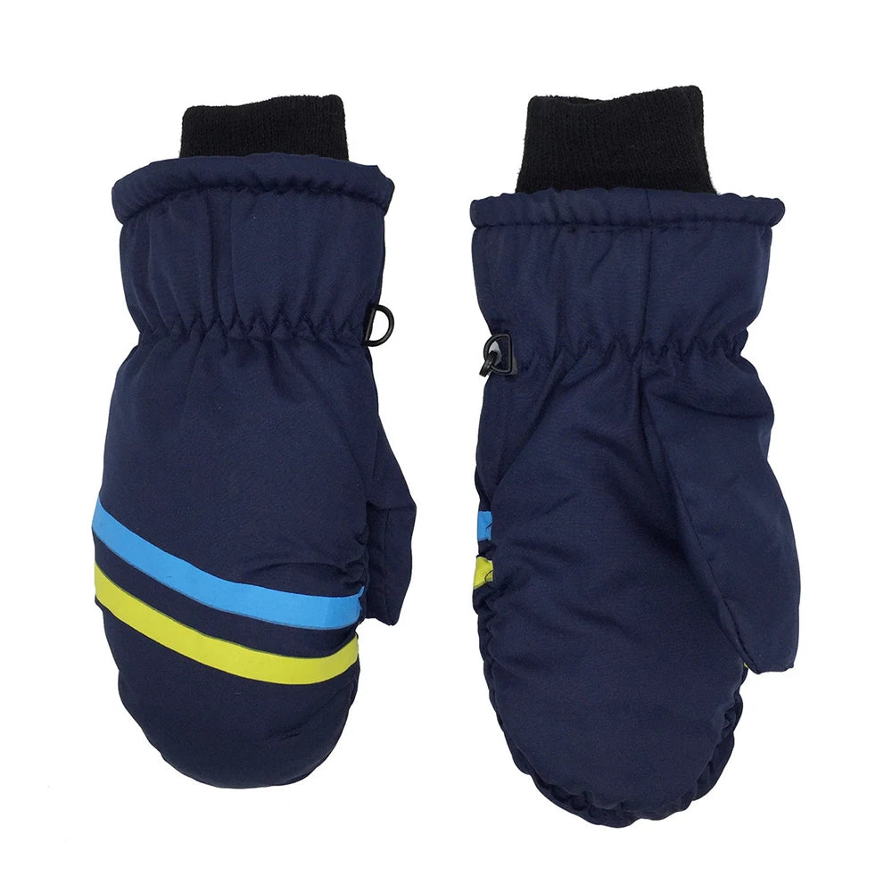 Kids' Insulated Snow Mittens – Long Cuff, Ages 1 to 12