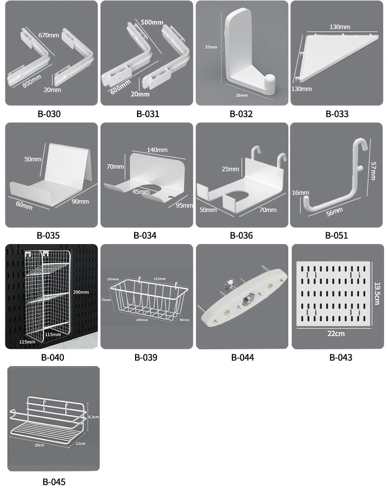 No Drill Desktop Pegboard Rack Gaming Room Organizer For Controllers Headphones Switch Figurine Stationery Storage