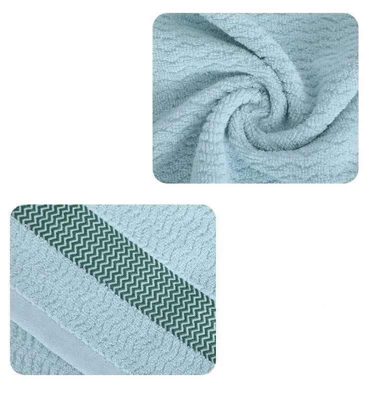 Thick Cotton Hand Towels – Pack of 2, 35 × 75 cm