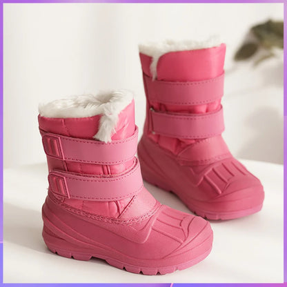 Toddler Animal Snow Boots – Plush-Lined Non-Slip Winter Boots