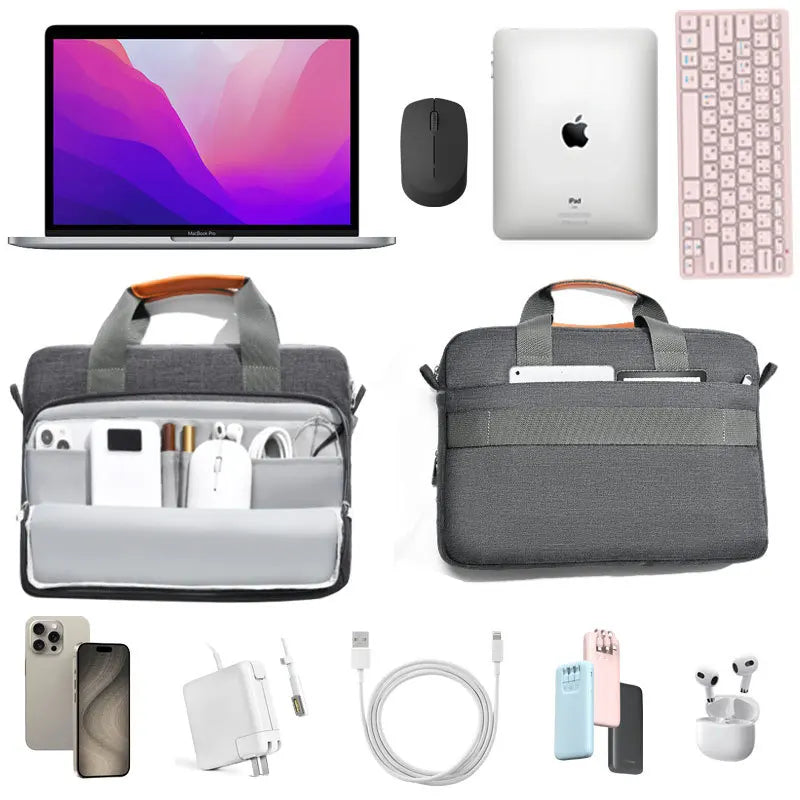 MacBook Laptop Sleeve Bag 13"-16" - Slim Work Briefcase for Air, Pro M1-M4