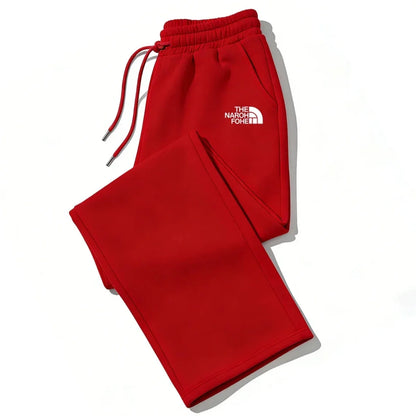 SONDR Pantaloni in pile da donna a gamba dritta dal taglio morbido