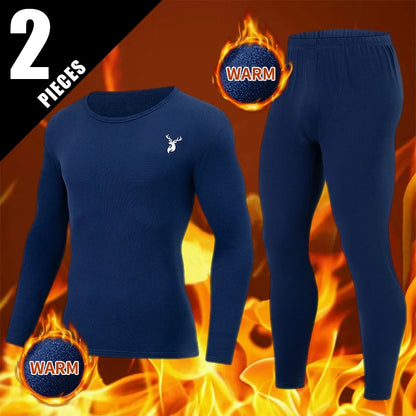 Men's Thermal Base Layer Top – Warm Long-Sleeve Undershirt