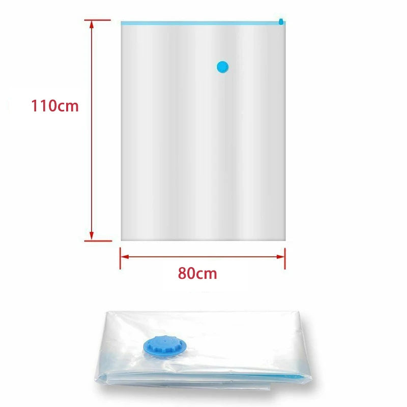 Vacuum Storage Bags for Clothes | Space Saver Bags with Valve | 6 Sizes Available