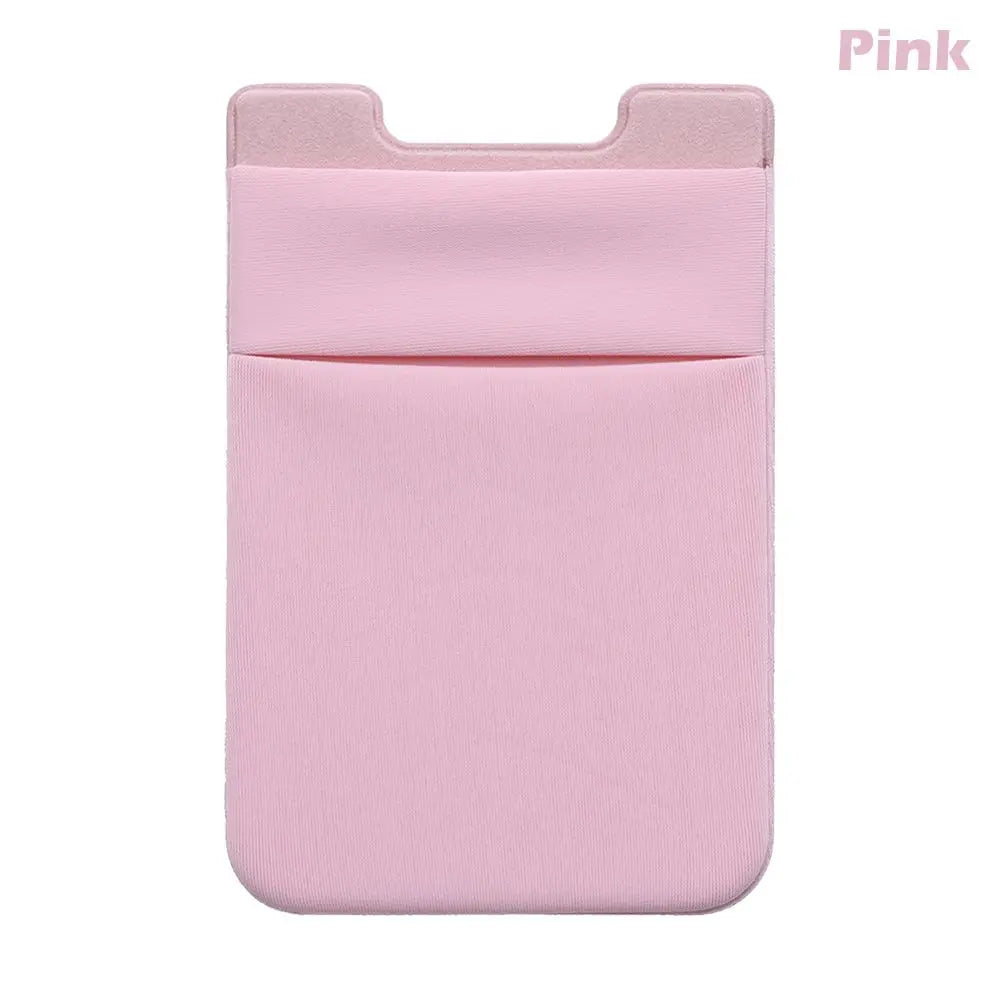 Stick-On Phone Card Holder – Silicone Phone Wallet Pocket