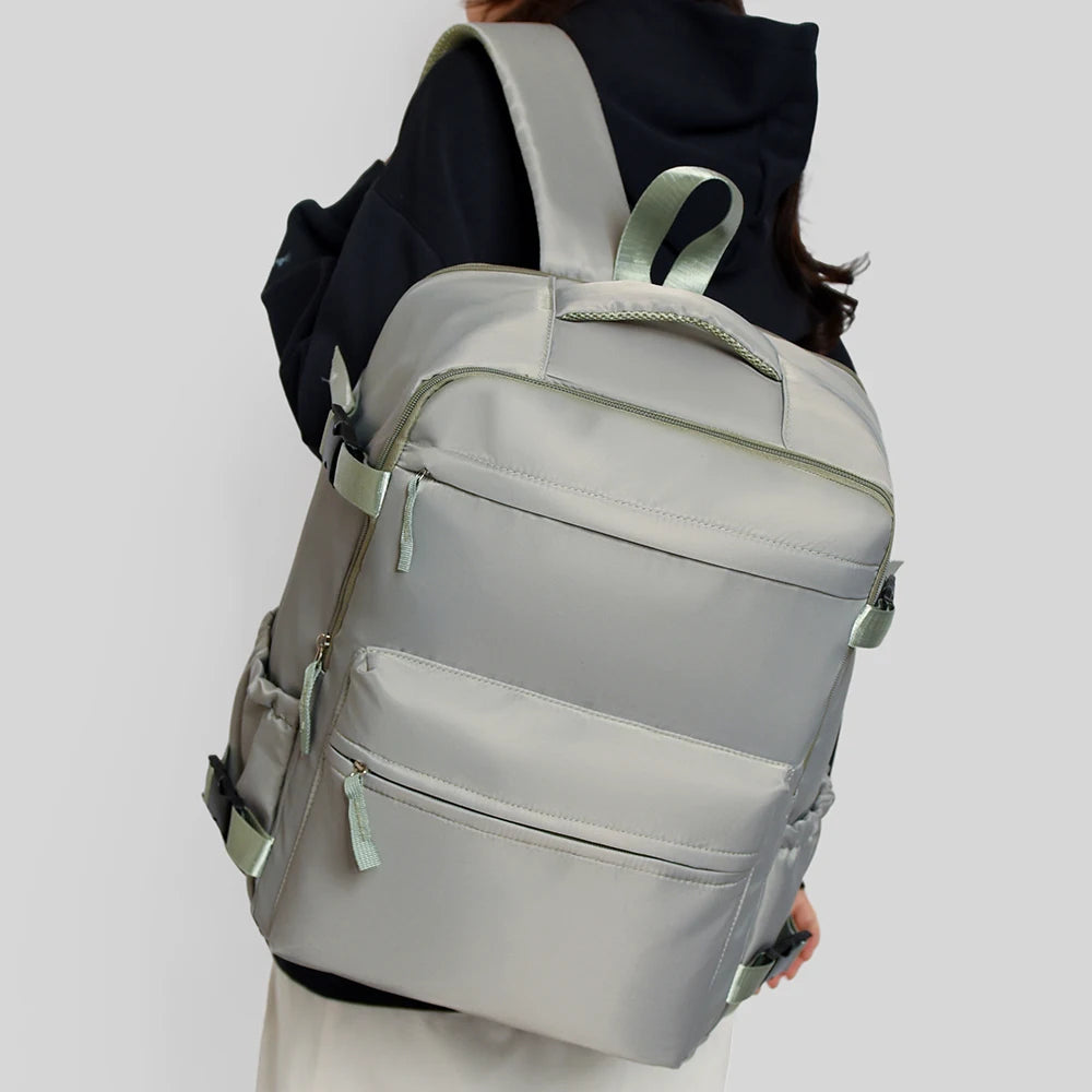 Backpack for Men and Women, Simple Business Trip Luggage Bag, Boarding Travel Bag, Large Capacity Backpack