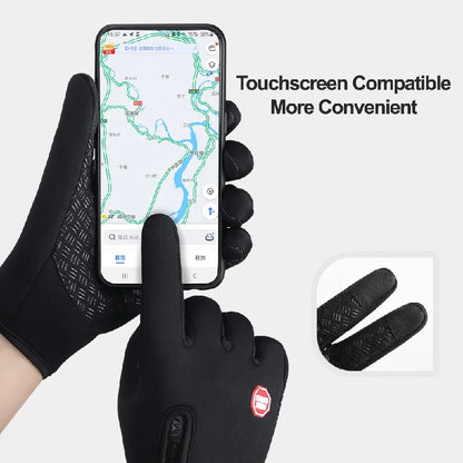 Guantes de invierno unisex repelentes al agua con pantalla táctil (2 pares)