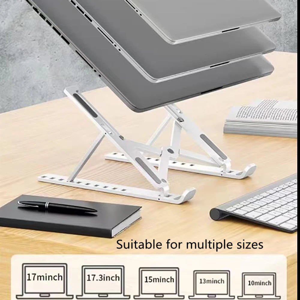 Foldable Laptop Stand Adjustable Portable Notebook Bracket Support Base Holder For Macbook Air Pro Accessories Convenient