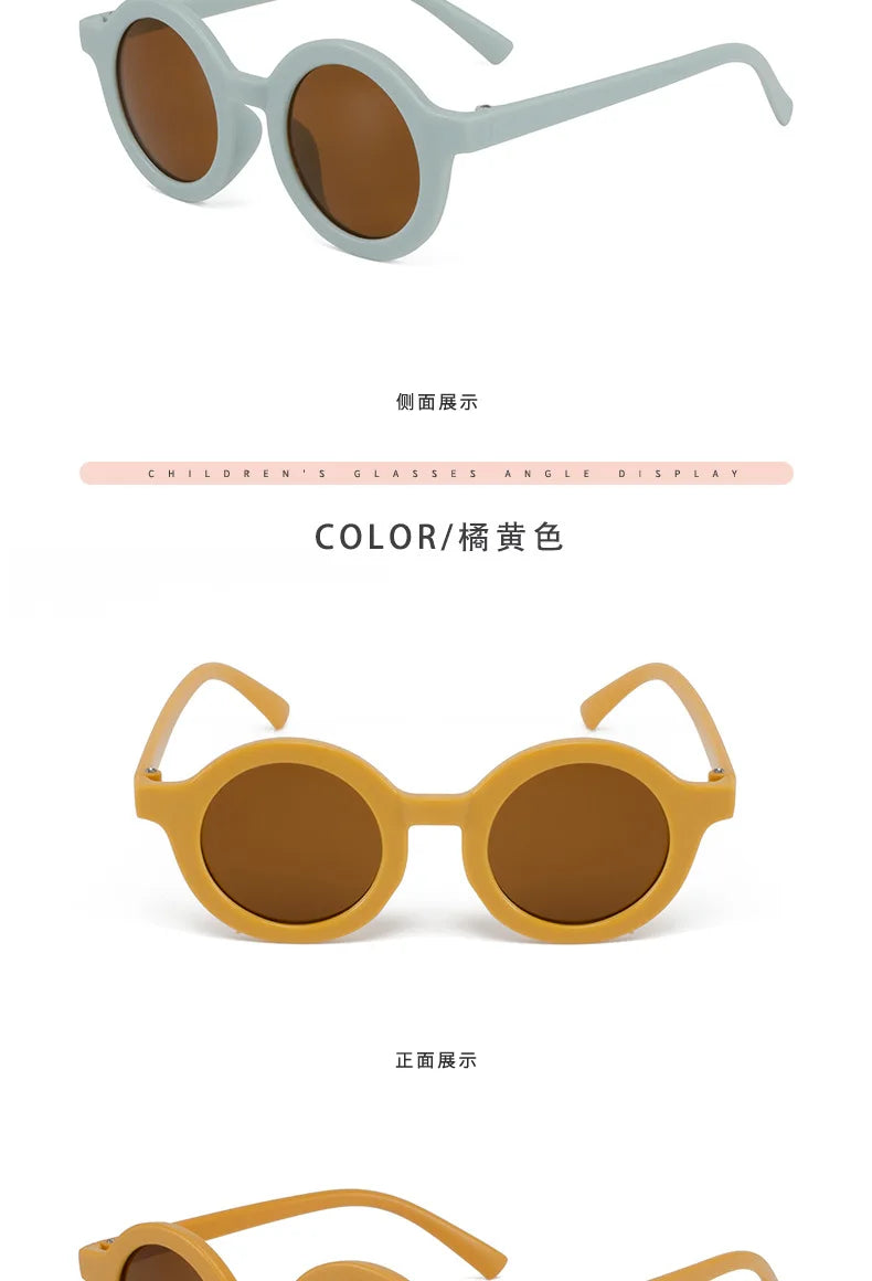 Kids' Round Sunglasses – Toddler & Child Sun Shades, Ages 1–7