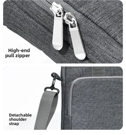 Funda tipo maletín para portátil MacBook de 13"-16" - Maletín de trabajo delgado para Air, Pro M1-M4