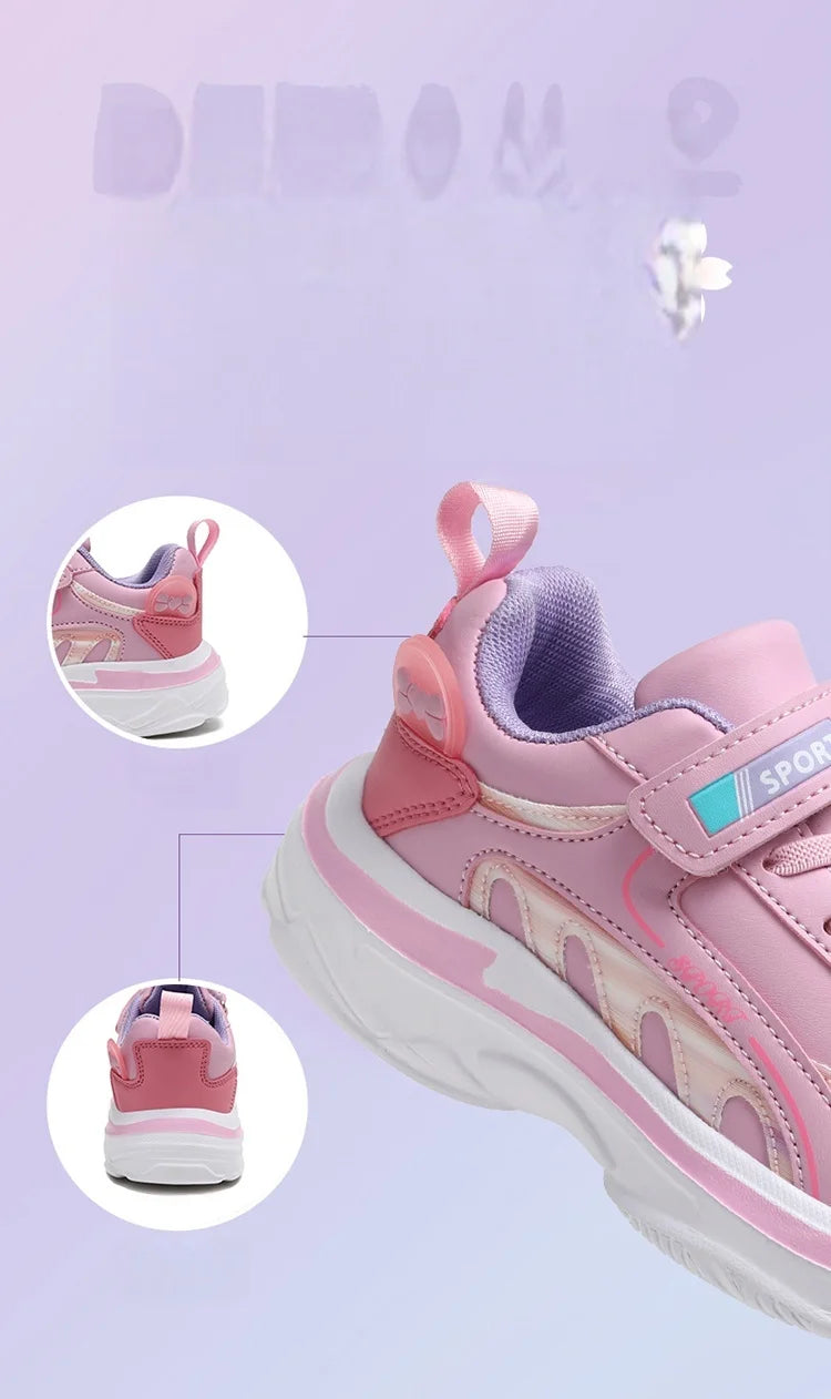 Girls' PU Sneakers