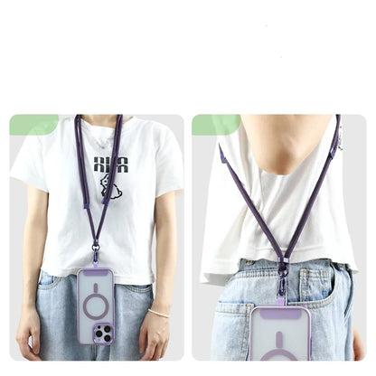 Crossbody Phone Lanyard – Adjustable Braided Phone Strap
