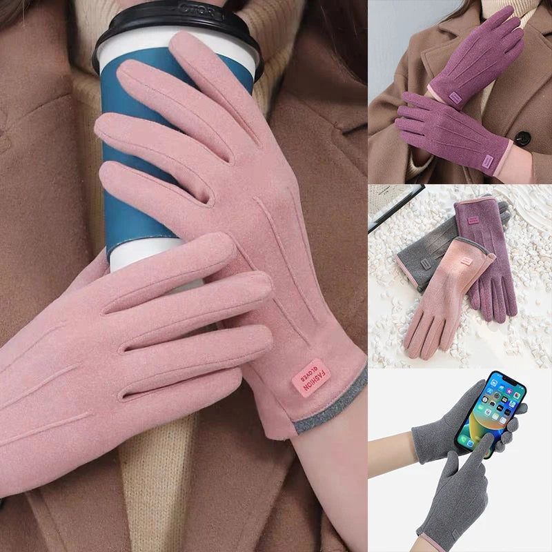 Women's Soft-Lined Windproof Touchscreen Gloves