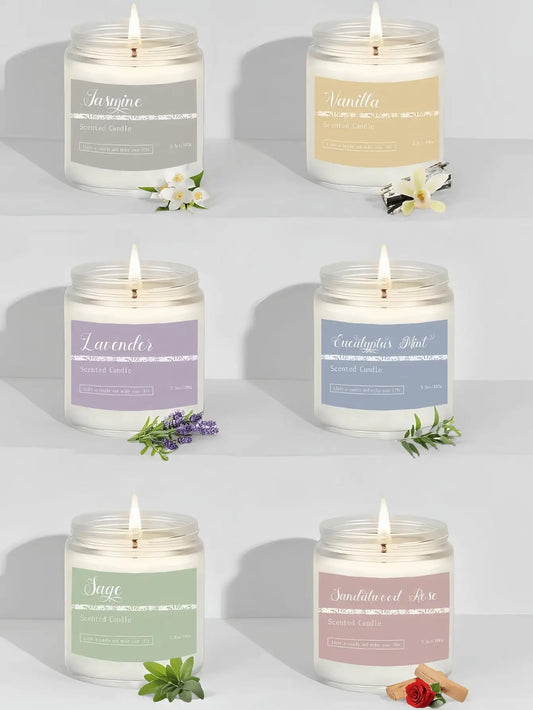 1PC Scented Candles Canned Candles,Long-Lasting Fragrance, With Essential Oil Fragrance,Suitable For Bedroom Bathroom