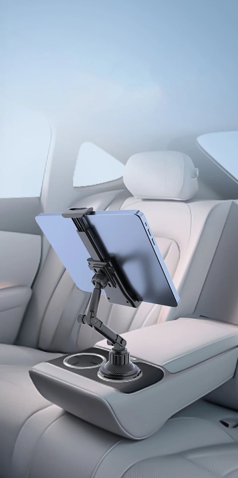 Car Cup-Holder Phone & Tablet Mount, 4–11 Inch