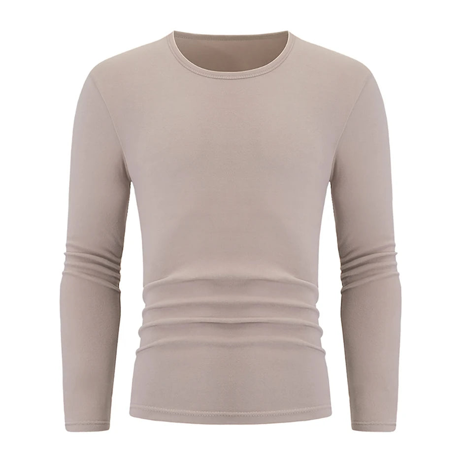 Men's Thermal Base Layer Top – Warm Long-Sleeve Undershirt
